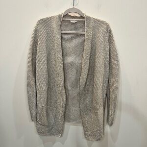J.‎ Jill Pure Jill Long Sleeve Open Front Cardigan Pockets Gray Women’s Size XS